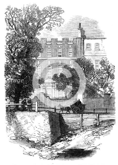 The house of the late Daniel Maclise, R.A., in Cheyne-Walk, Chelsea, 1870. Creator: Unknown.