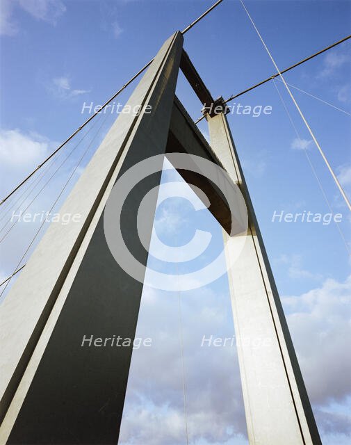 Severn Bridge, M48, Aust, South Gloucestershire, 10/11/1987. Creator: John Laing plc.