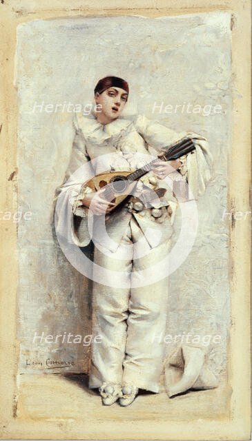 Pierrot, 1884. Creator: Leon Francois Comerre.