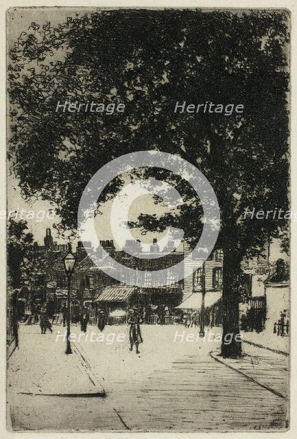 The Sign of White Horse, Parson's Green, 1906. Creator: Theodore Roussel.