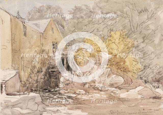 Mill at Trefriw, Near Llanrwst, c1820s. Creator: David Cox the Elder.