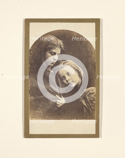Two Children, 1870. Creator: Julia Margaret Cameron.