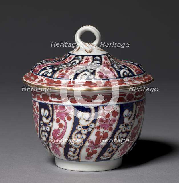 Covered Bowl, c. 1770. Creator: Worcester Porcelain Factory (British).