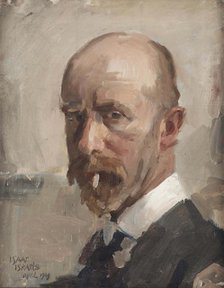 Self-Portrait with cigaret, 1909. Creator: Israëls, Isaac (1865-1934).