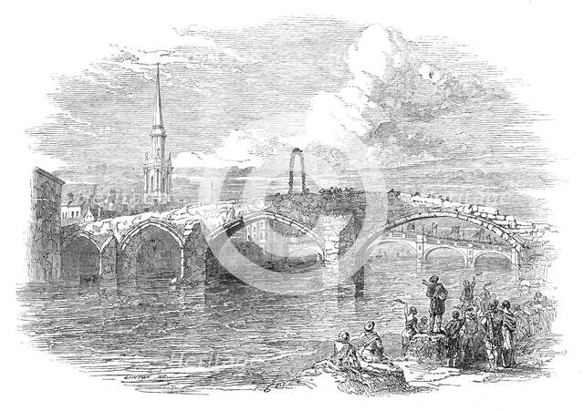 The Brigs of Ayr, 1844. Creator: W. J. Linton.