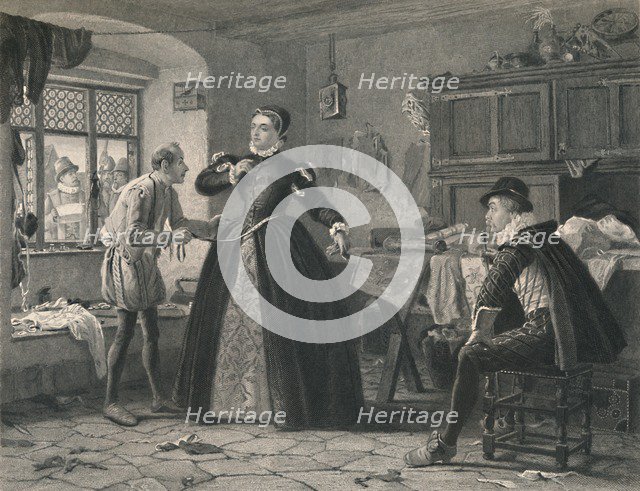 'The Lady's Tailor (King Henry IV - Second Part)', c1870. Artist: Charles W Sharpe.