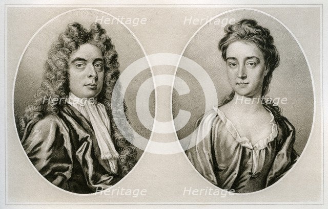 Portraits of the Duke and Duchess of Marlborough, (1906). Artist: Unknown
