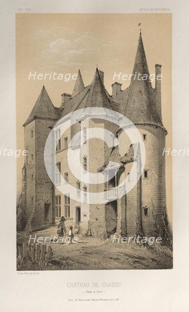 ...Pl. 45 Château De Chassy (Saône et Loire), 1860. Creator: Victor Petit (French, 1817-1874).