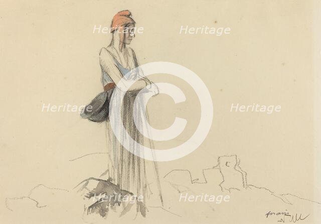 France Waits, c. 1914/1919. Creator: Jean Louis Forain.