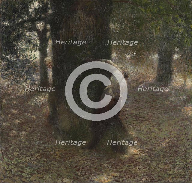 The Tease, 1889. Creator: Stuck, Franz, Ritter von (1863-1928).