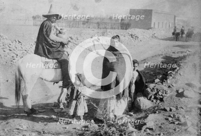 A family in Northern Mexico, between c1915 and c1920. Creator: Bain News Service.