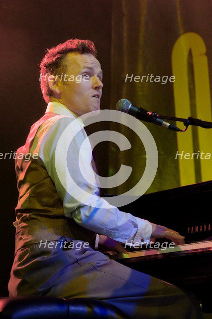 Joe Stilgoe, Love Supreme Jazz Festival, Glynde Place, East Sussex, 2015. Artist: Brian O'Connor.