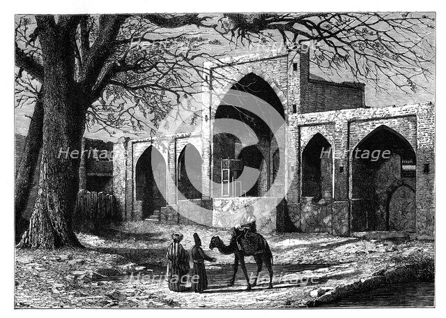 The tomb of Nadir Shah of Persia at Mecca, (1688-1747), c1890. Artist: Unknown