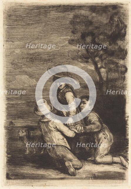 The Sedan Chair, c. 1815/1819. Creator: David Wilkie.