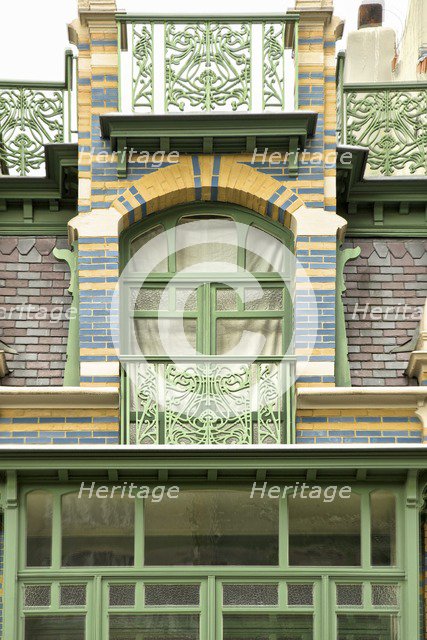 Maison Strauven, Brussels, Belgium, (1905), c2014-2017. Artist: Alan John Ainsworth.