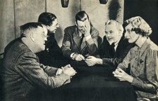 'What a question!' The Brains Trust in overseas session with Donald McCullough ', 1942. Creator: Unknown.