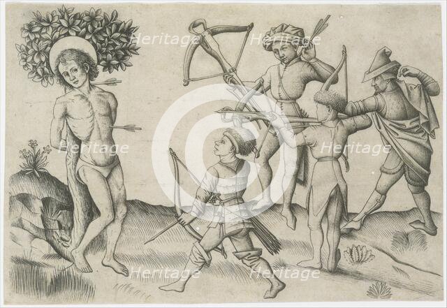 Saint Sebastian, 15th century. Creator: Master of the Playing Cards.
