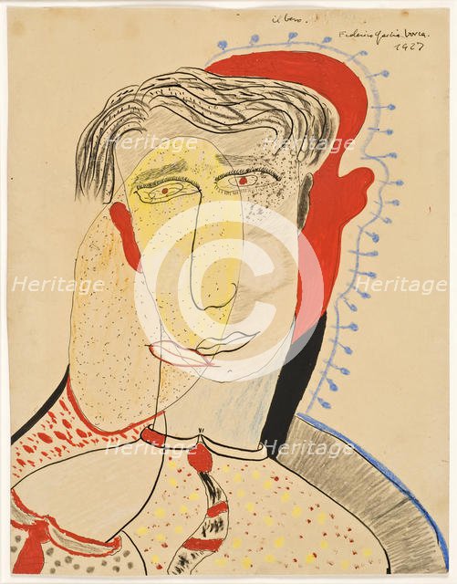 El beso (The kiss), 1927. Creator: García Lorca, Federico (1898-1936).