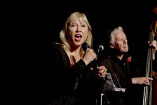 Tina May with Herbie Flowers, Hawth, Crawley, West Sussex, Nov 2015. Artist: Brian O'Connor.
