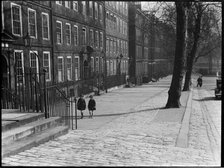 King's Bench Walk, Inner Temple, City and County of the City of London, GLA, 1930s. Creator: Charles William  Prickett.