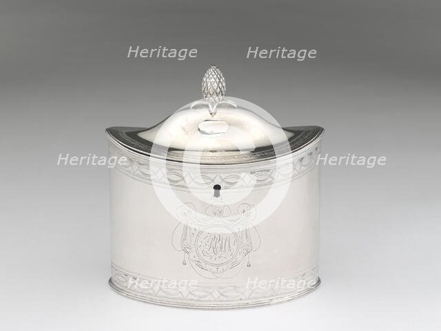 Tea Caddy, c. 1802. Creator: Ward, Bartholomew & Trott.