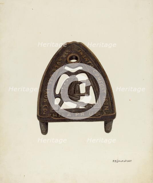 Trivet, c. 1941. Creator: F.C. Davenport.