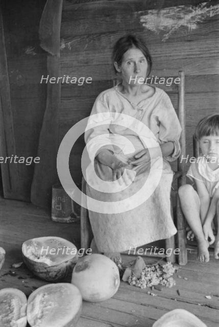 Mrs. Frank Tengle, Hale County, Alabama, 1936. Creator: Walker Evans.