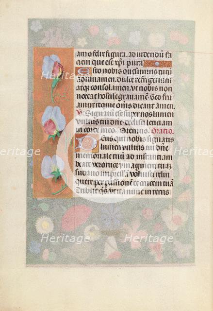 Hours of Queen Isabella the Catholic, Queen of Spain: Fol. 15v, c. 1500. Creator: Master of the First Prayerbook of Maximillian (Flemish, c. 1444-1519); Associates, and.