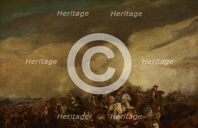 Battle, c1835. Creator: Piotr Michalowski.