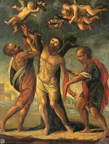 The flaying of St Bartholomew. Creator: Unknown.