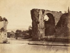 Bridge of Augustus at Nani, 1853-56. Creator: Possibly by Jane Martha St. John.