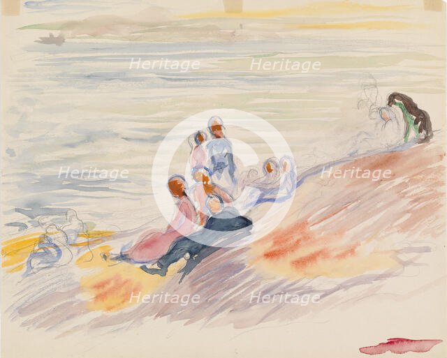 Shore Landscape, c1910. Creator: Magnus Enckell.