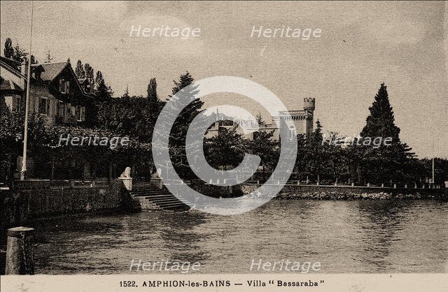 Villa Bassaraba, Amphion-les-Bains, 1900. Creator: Anonymous ().