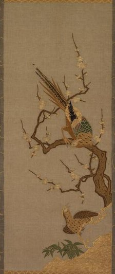 Birds in a Tree, 18th-19th century. Creator: Unknown.