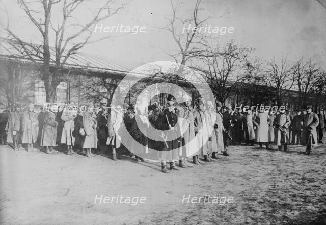 Siberian prisoners in Germany, between c1915 and c1920. Creator: Bain News Service.