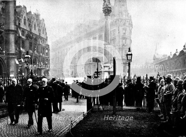 The Funeral of Mr. Gladstone: ...the Duke of Connaught, Duke of Cambridge...Westminster Abbey, 1898. Creator: SB Bolas & Co.