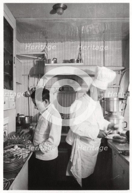 Galley, Zeppelin LZ 127 'Graf Zeppelin', 1933. Artist: Unknown