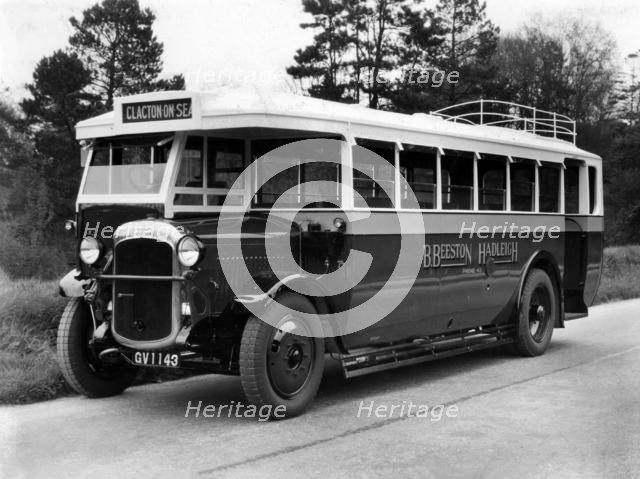 1930 Thornycroft 31 seater bus. Creator: Unknown.