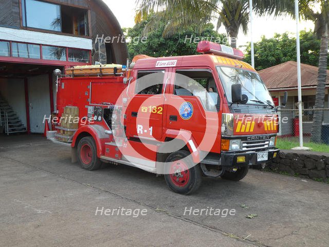 Canter fire appliance, Chile 2019. Creator: Unknown.