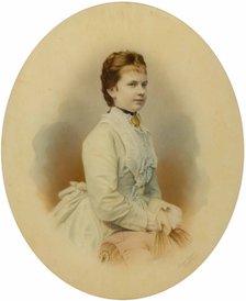 Archduchess Gisela of Austria (1856-1932), Princess of Bavaria, 1873.