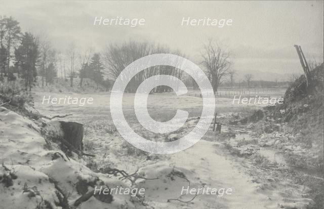 Untitled (Winter Landscape), c. 1900. Creator: William B. Post (American, 1857-1925).