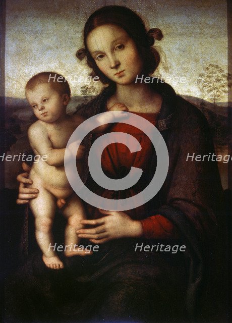 'Virgin and Child', late 15th or early 16th century. Artist: Perugino