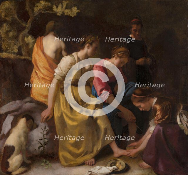 Diana and her Nymphs. Creator: Jan Vermeer.