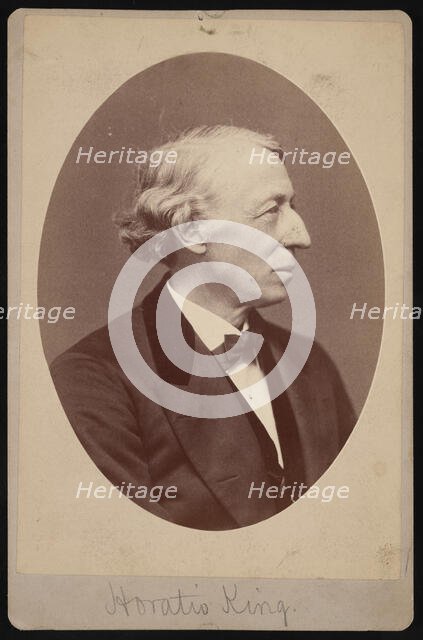 Portrait of Horatio King (1811-1897), Between 1876 and 1880. Creator: Samuel Montague Fassett.
