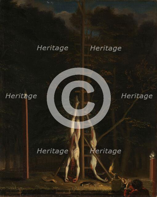 The Corpses of the De Witt Brothers, c.1672-c.1675. Creator: Jan De Baen.