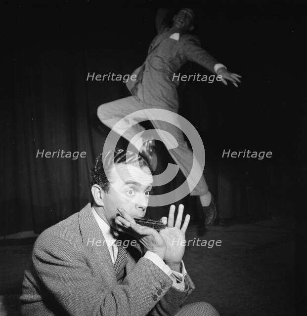 Portrait of Larry Adler and Paul Draper, City Center, New York, N.Y., ca. Jan. 1947. Creator: William Paul Gottlieb.