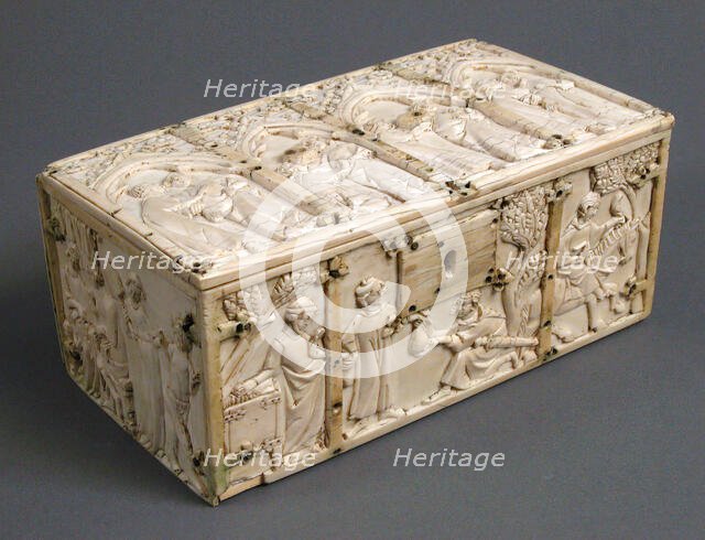 Casket, French, 14th century. Creator: Unknown.