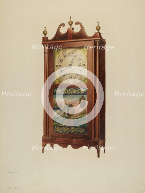 Shelf Clock, c. 1939. Creator: Frank Wenger.