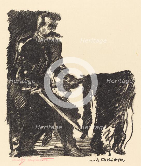 Bannerträger (Standard Bearer), 1915. Creator: Lovis Corinth.