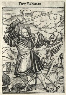 Dance of Death: The Nobleman. Creator: Hans Holbein (German, 1497/98-1543).